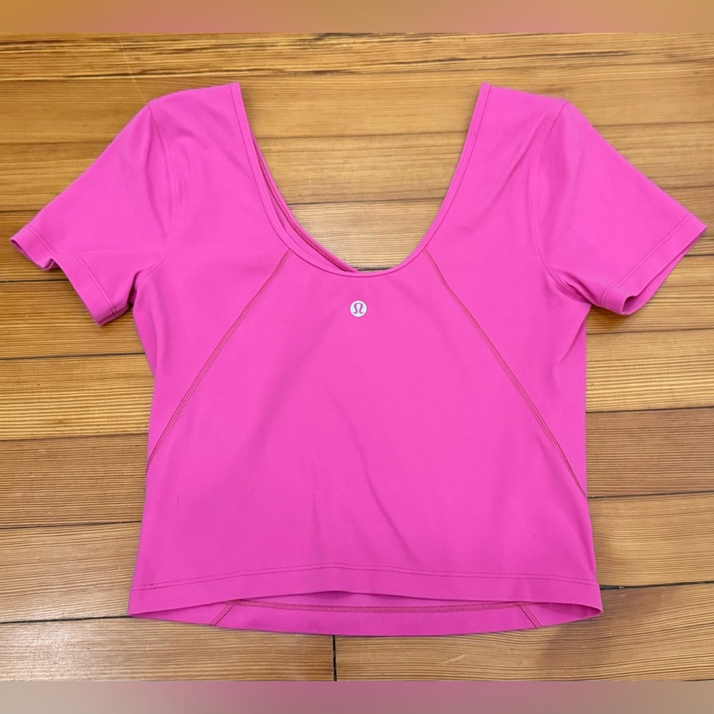 Lululemon Align T-Shirt Sonic Pink - Picture 2 of 6